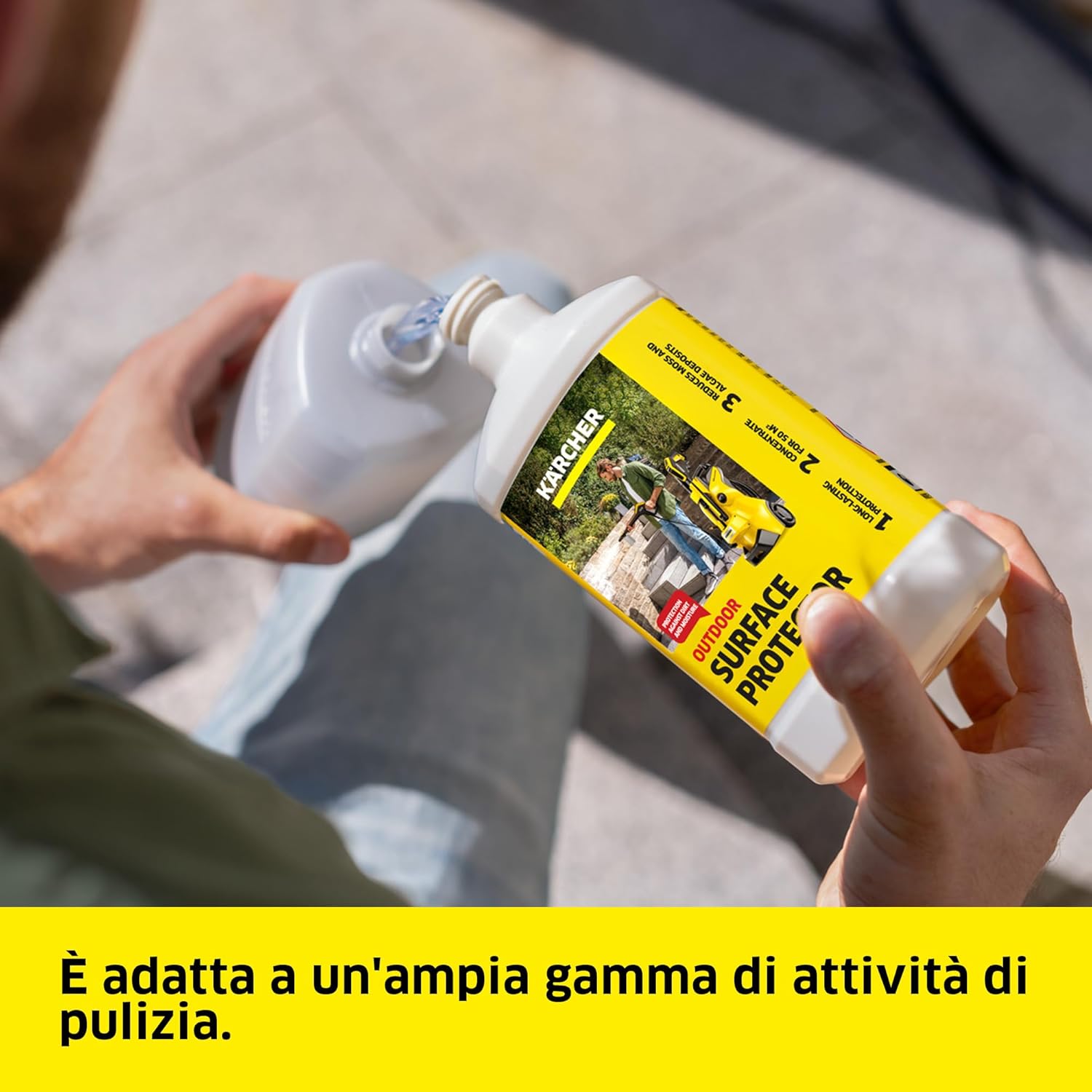 Detalle de Kärcher idropulitrice K 3 FJ Home: pulizia versatile per casa e giardino