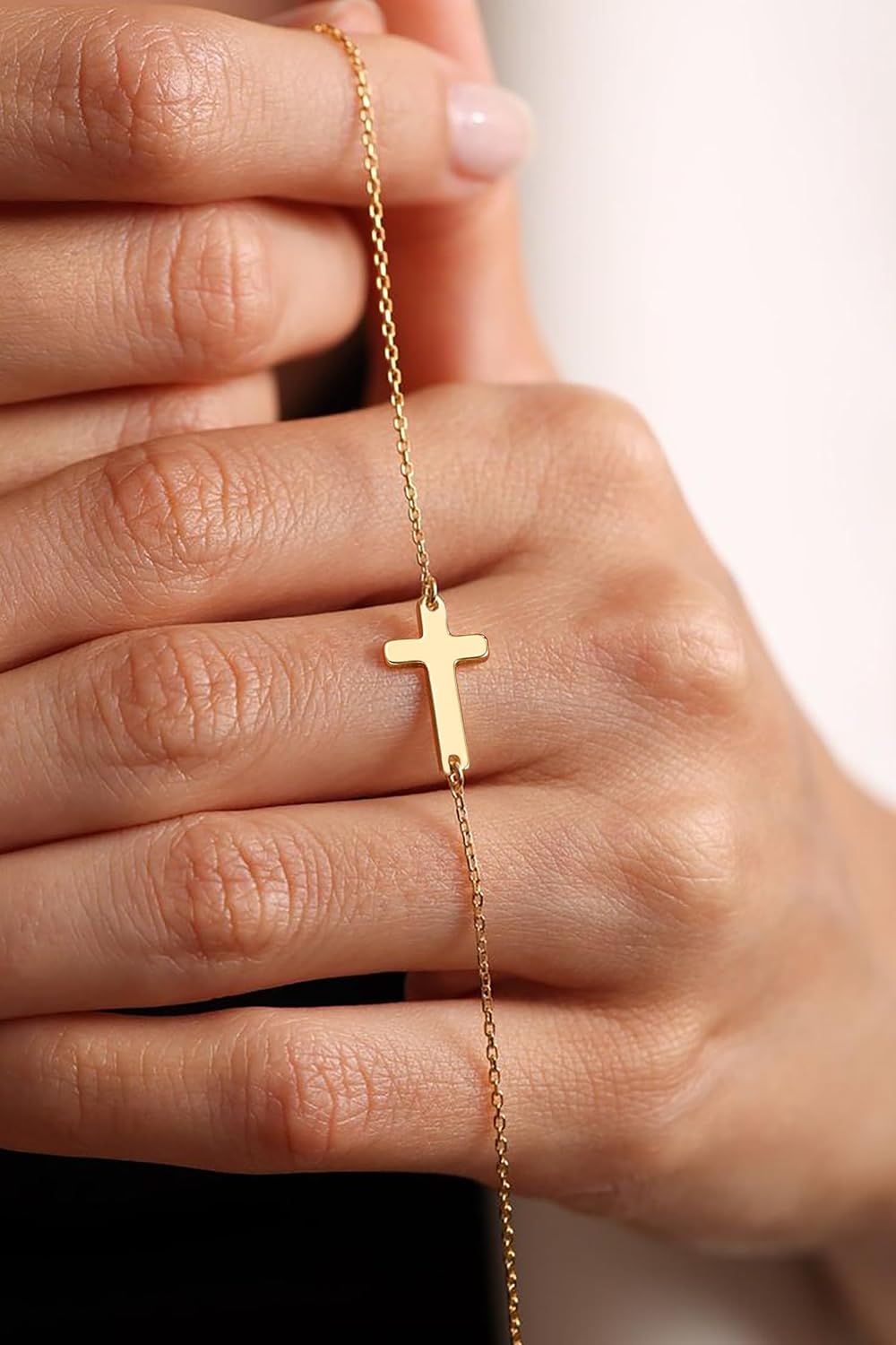 Detalle de Moodear Cross Bracelet 925 Sterling Silver