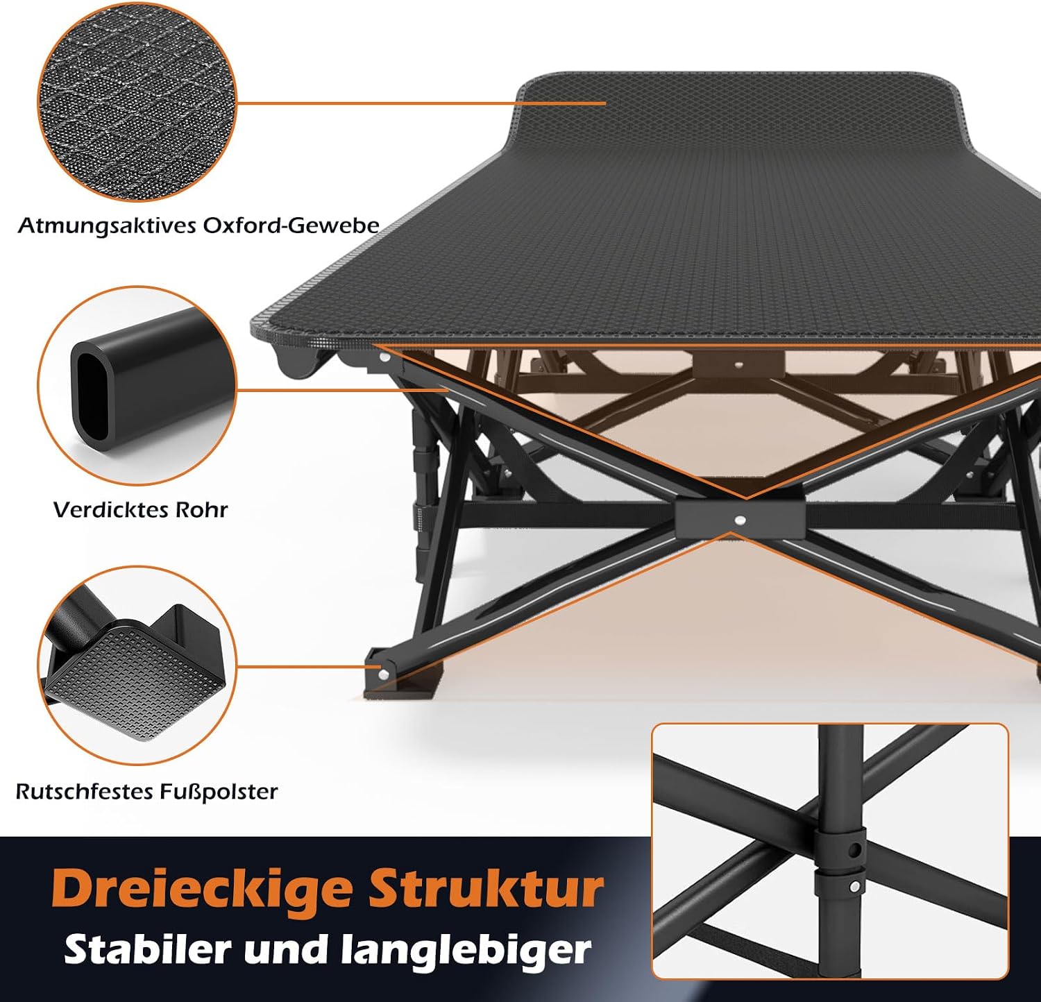 Thumbnail 3 de ATORPOK SHOP Campingbett feldbett klappbar