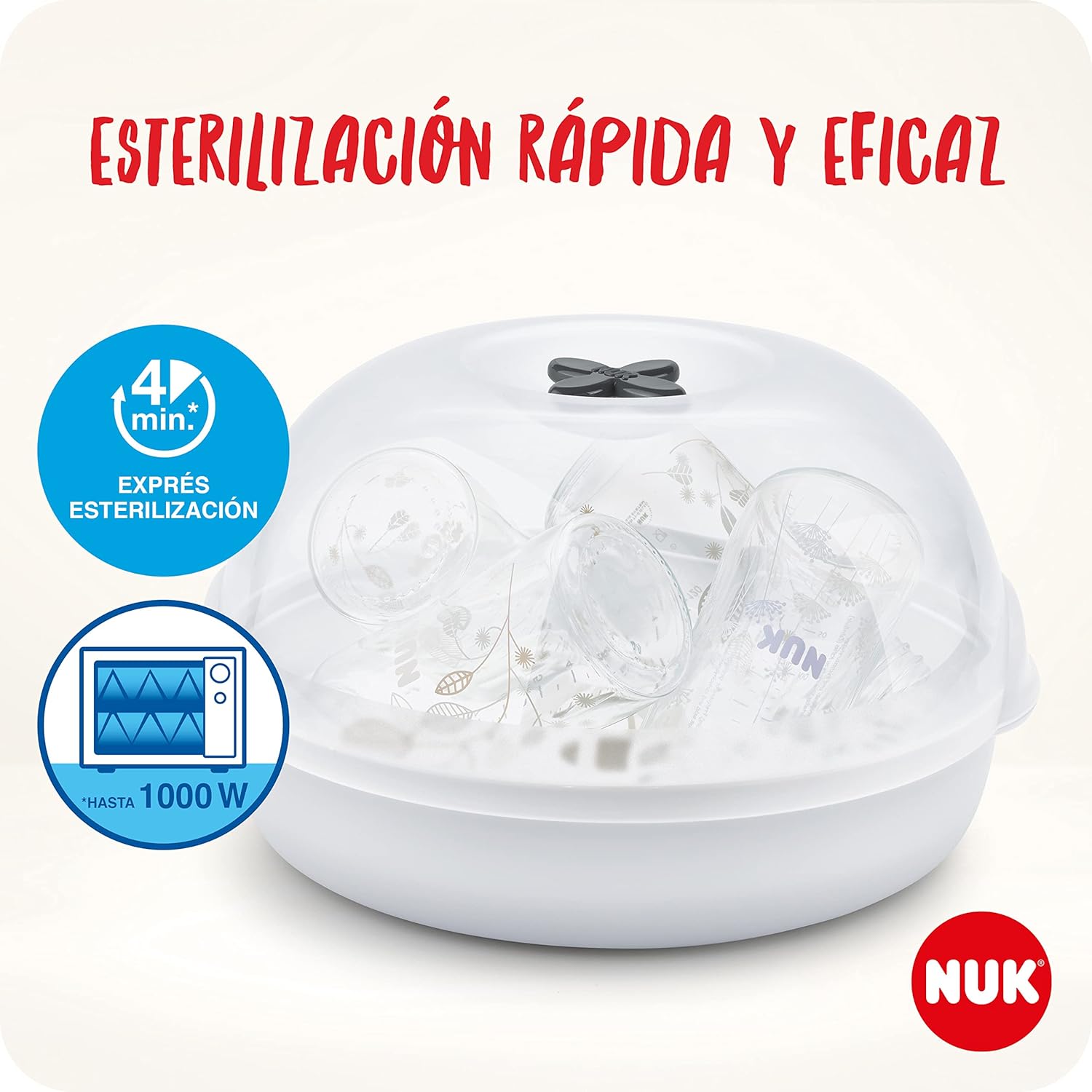 Thumbnail 1 de NUK Micro Express Plus esterilizador 4 min