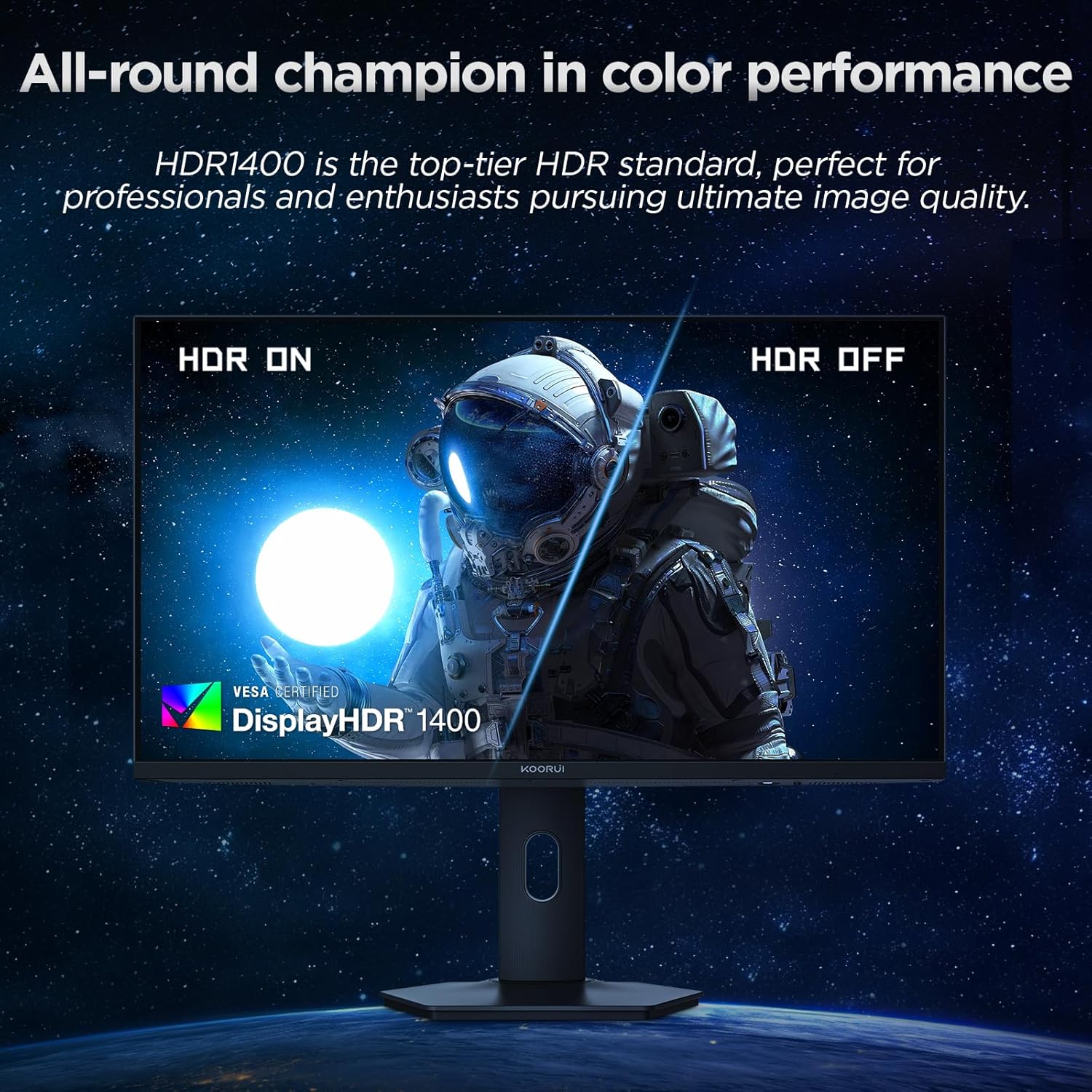 Thumbnail 5 de KOORUI S2741LM 27" 4K QD‑Mini LED gaming monitor