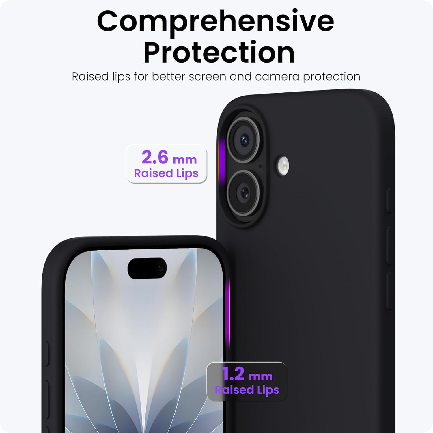 Thumbnail 3 de ORNARTO iPhone 17 Slim Silicone Case 6.3"