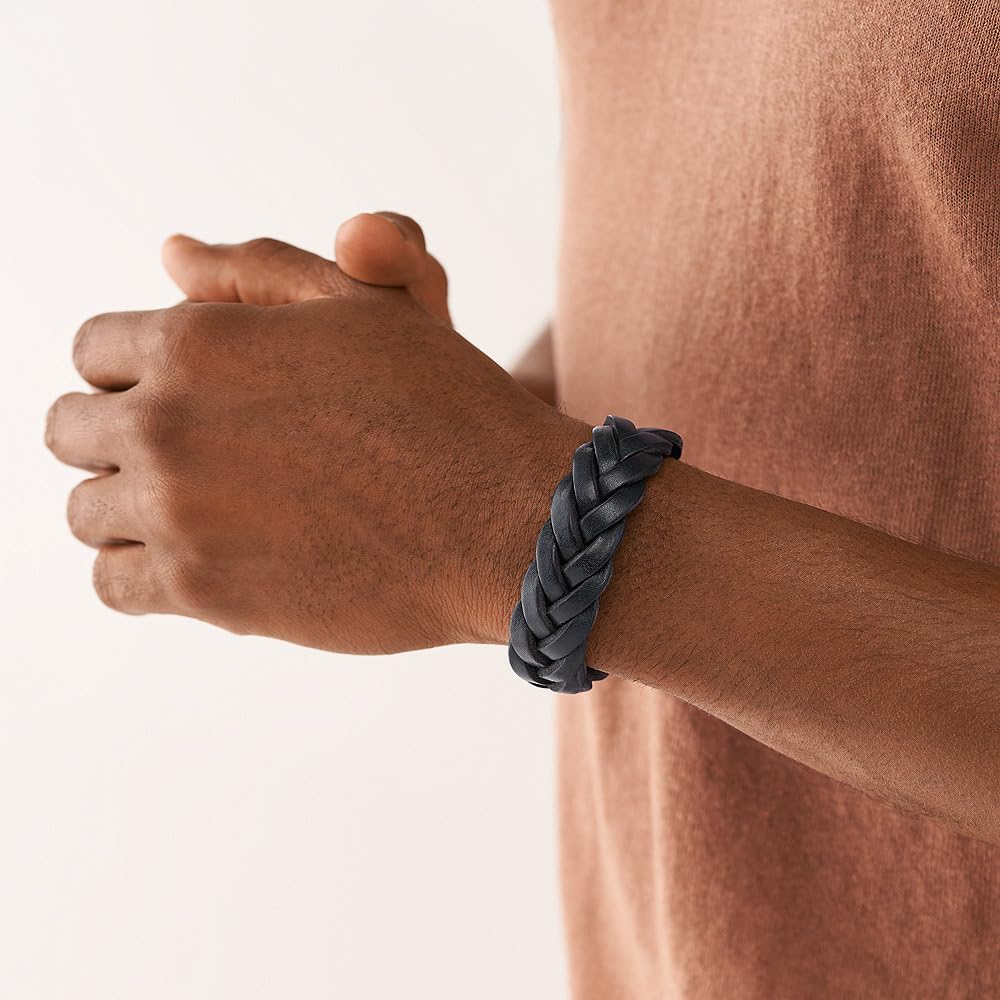 Thumbnail 1 de Fossil bracelet cuir multibrins pour hommes