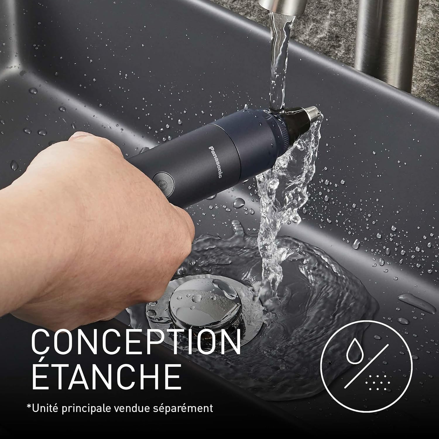 Detalle 2 de Panasonic MULTISHAPE ER-CNT1 : Tête tondeuse précision nez/oreilles/visage, système modulaire