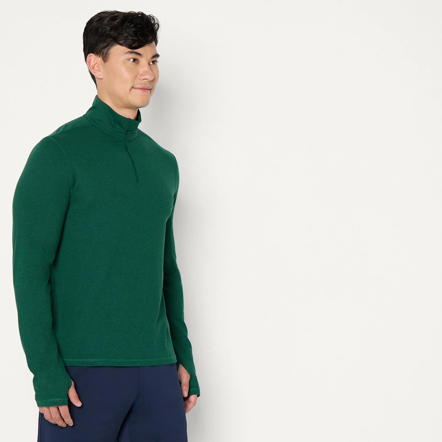 Thumbnail 1 de Amazon Essentials Men’s Athletic Soft Performance Lightweight Quarter-Zip Hoodie (Workout Top)