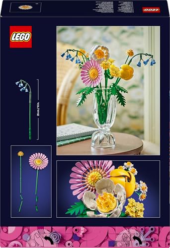 Thumbnail 8 de LEGO Botanicals Petit Bouquet Ensoleillé – Jeu de Construction Fleurs Artificielles