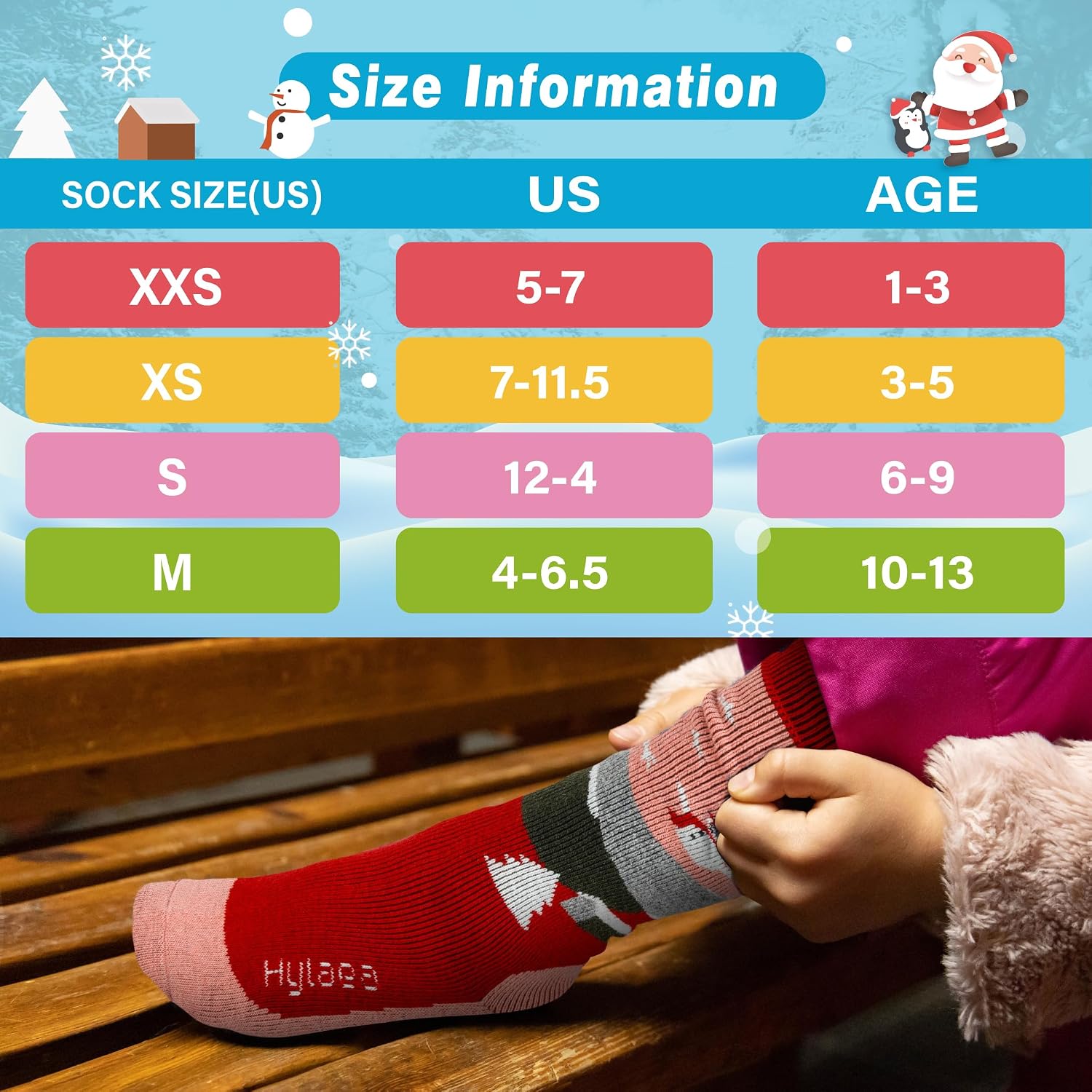Thumbnail 4 de Hylaea Merino Wool Ski Socks for Kids ⚡