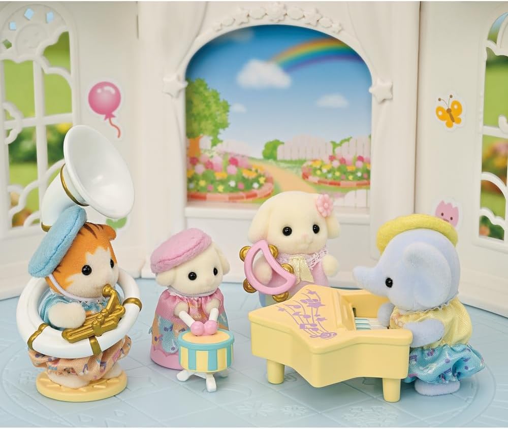 Detalle de Sylvanian Families 5817 Nursery Concert Set – A tiny stage for big imaginations
