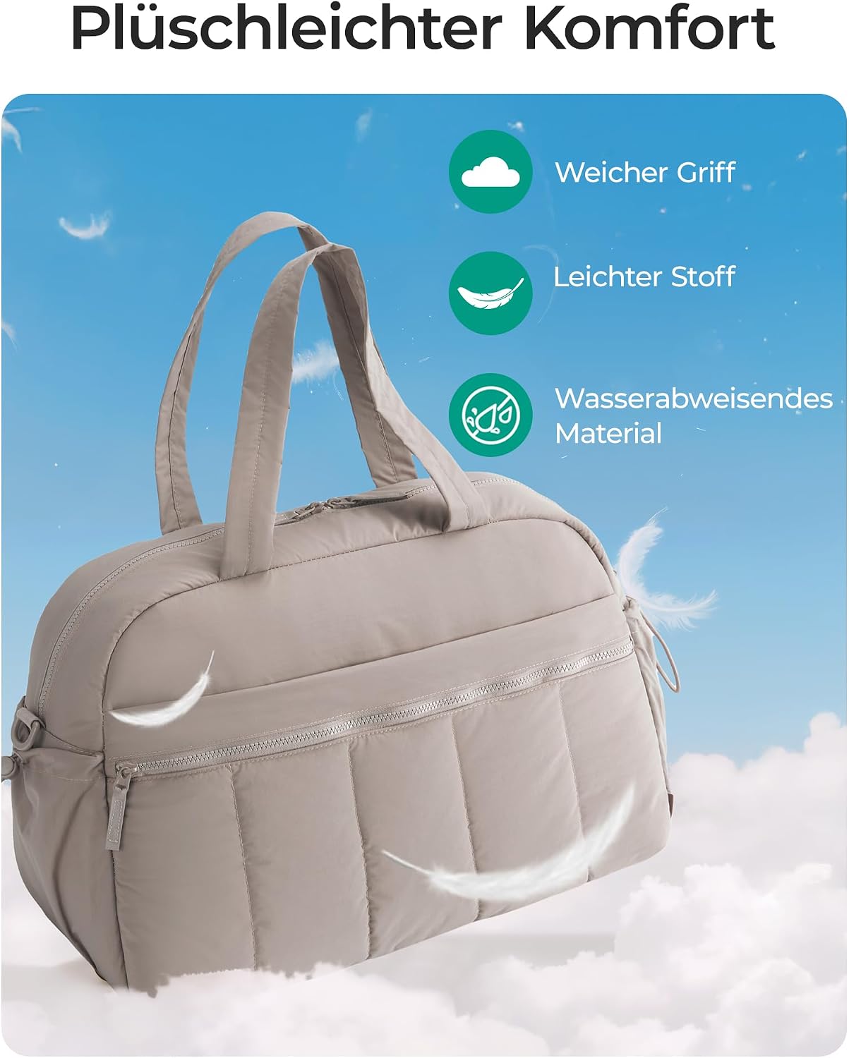 Thumbnail 5 de BAGSMART Reisetasche Damen 38L mit Nassfach 👝