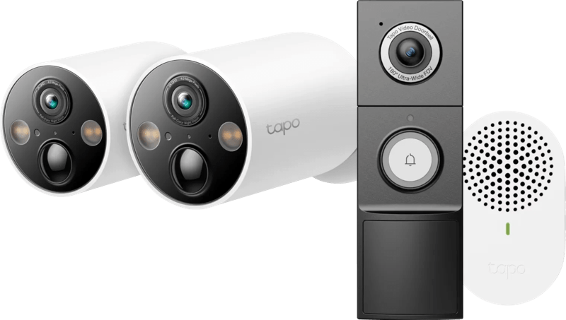 Detalle de TP-Link Tapo C425 Doppelpack + D235 Smart