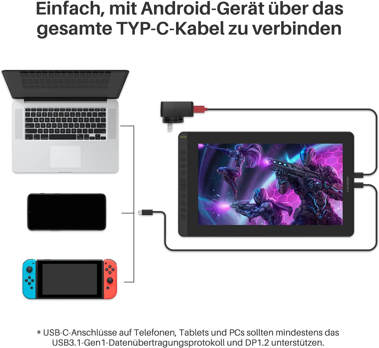Thumbnail 1 de HUION Kamvas 16 Grafiktablett Display