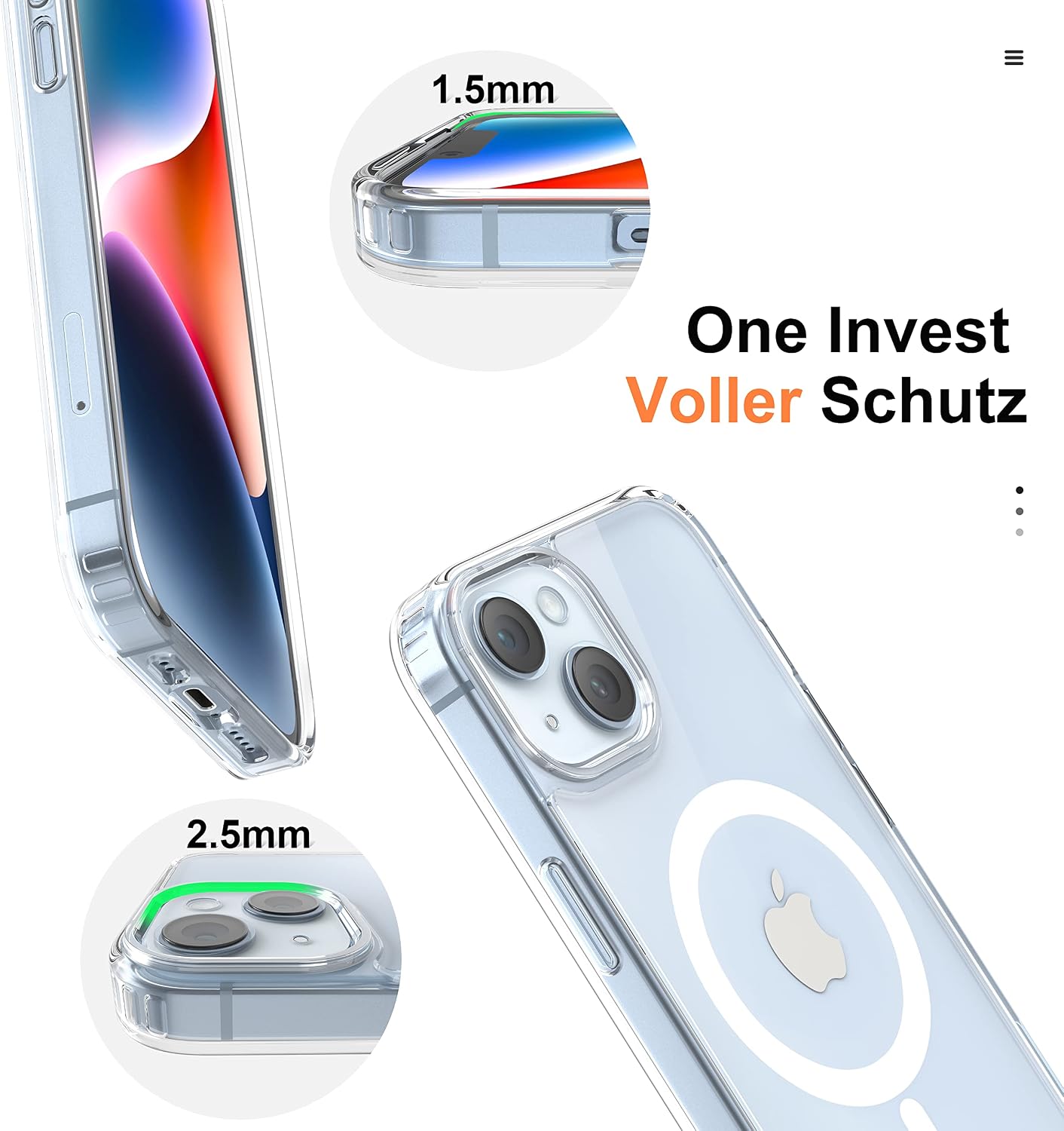 Thumbnail 4 de ORETECH Hülle 6,1 Zoll MagSafe für iPhone 14/13