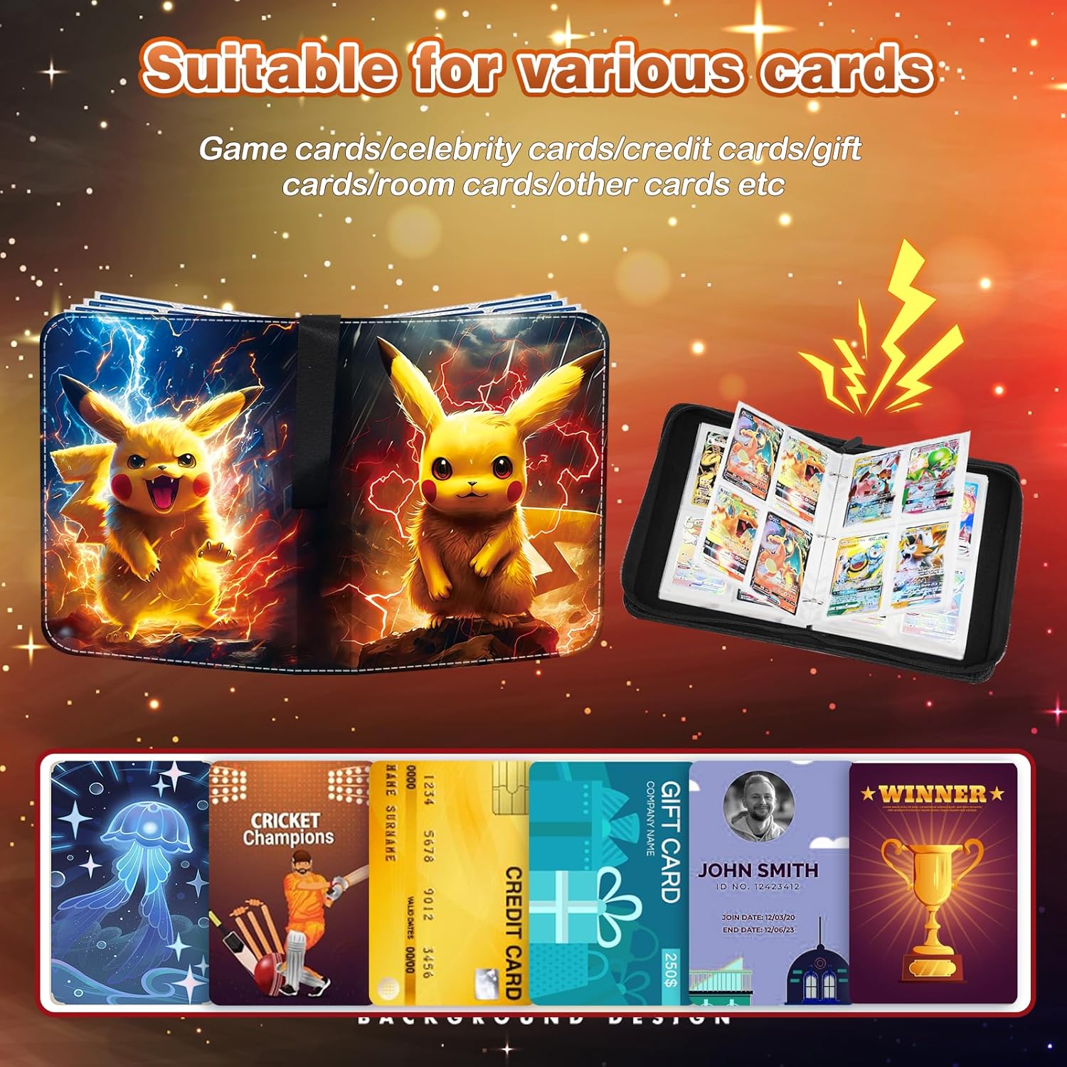 Thumbnail 4 de JDMPCYN Sammelalbum 400 Karten 📒