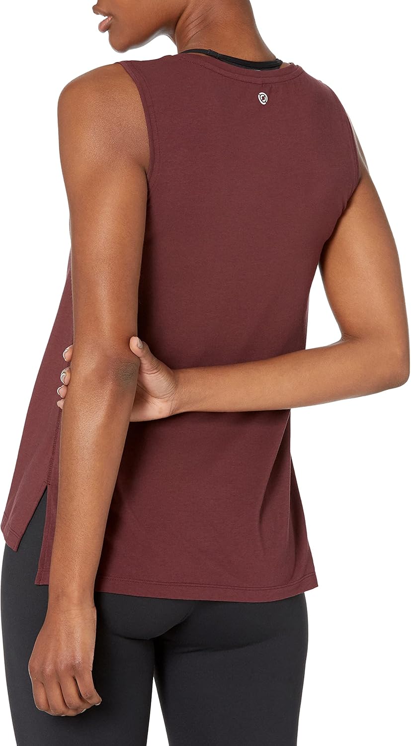 Thumbnail 1 de Amazon Essentials Damen Yoga-Tanktop aus weicher Baumwolle mit Stretchanteil (locker, in Übergrößen)