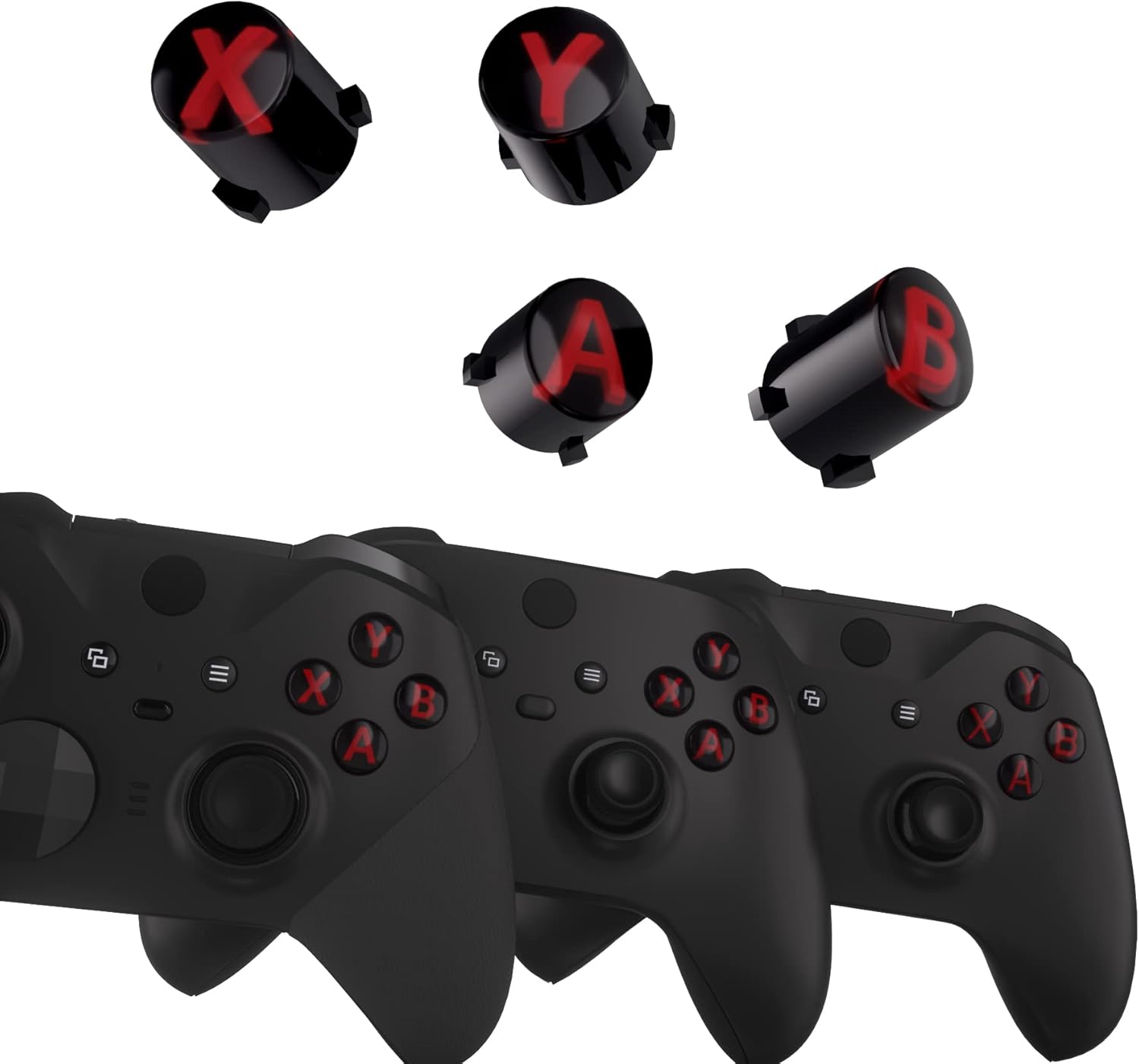 Thumbnail 2 de eXtremeRate ABXY Knöpfe für Xbox Series X/S Controller – 3-farbig, Klassik-Symbole, kompatibel mit Xbox Series X/S, One S/X, Elite V1/V2