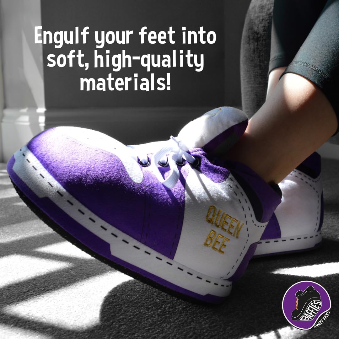 Thumbnail 3 de Baffies' Krazy Kicks Football Pro Jordan Slipper Trainers – novelty slip-on with memory foam