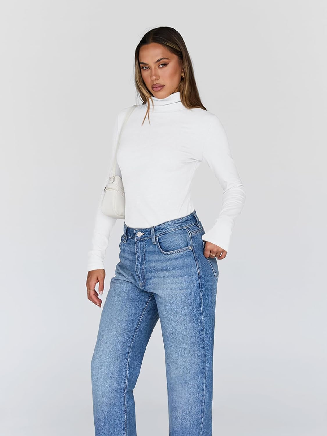 Thumbnail 2 de Trendy Queen Turtleneck Long Sleeve Top 2026