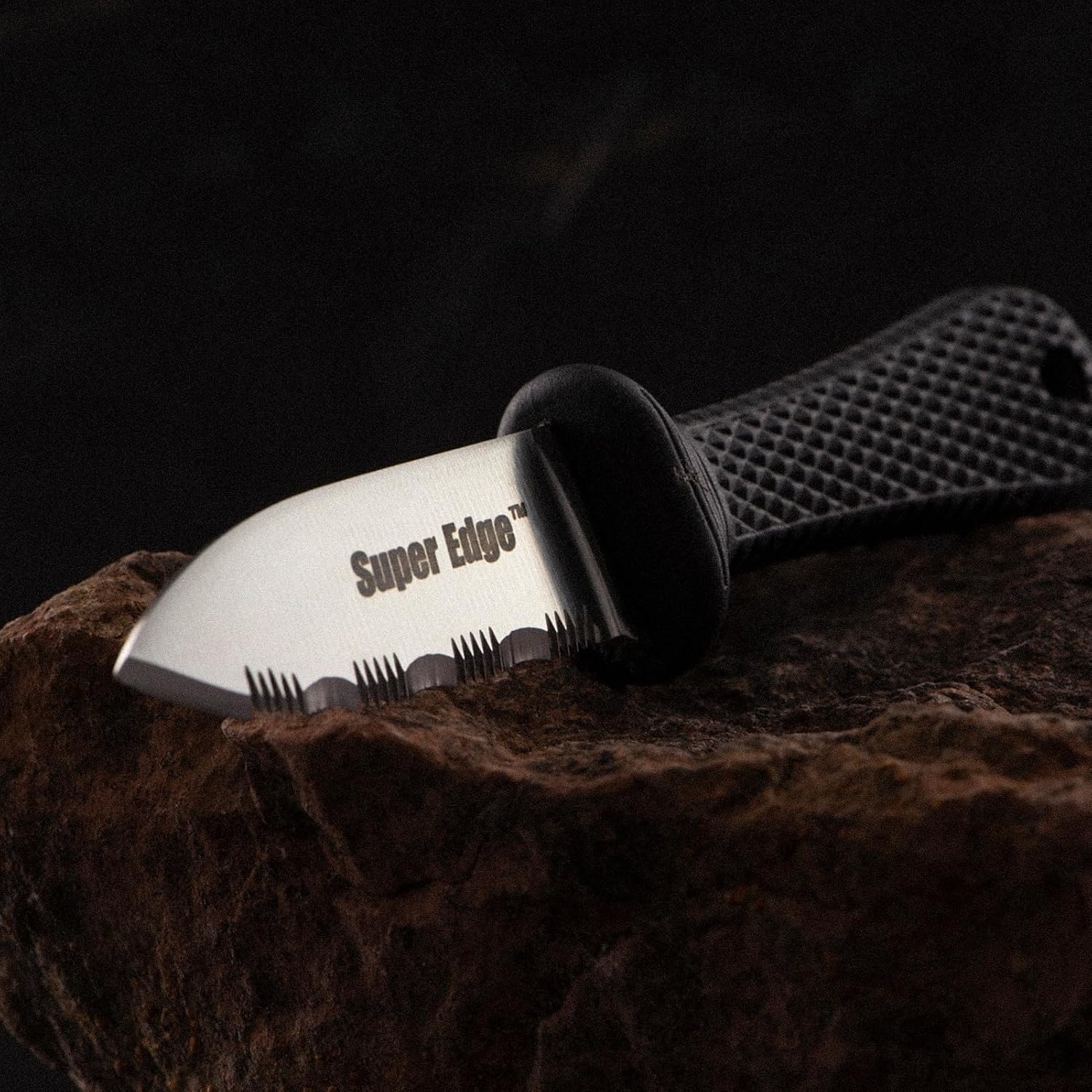 Detalle 2 de Cold Steel serrated knife with Kraton handle