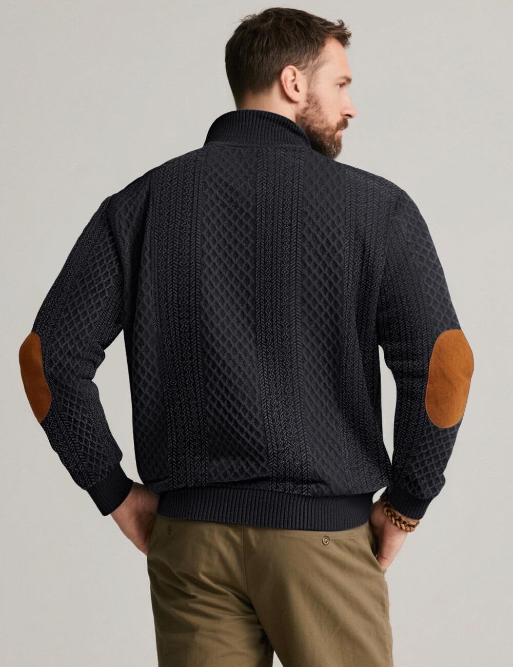 Thumbnail 5 de QOSOQ Casual Quarter Button Sweatshirt