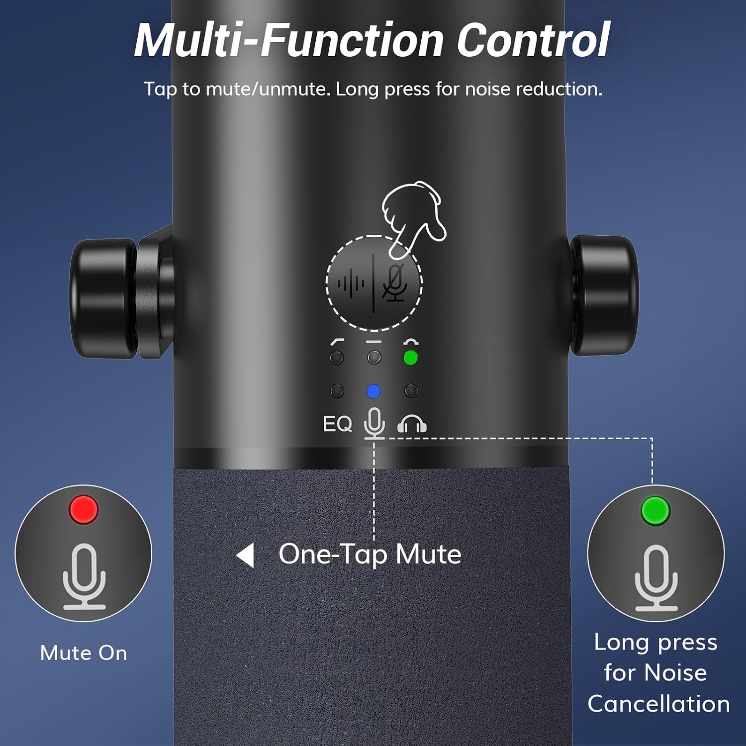 Thumbnail 6 de TONOR TD510 Air Dynamic Gaming Microphone, USB/XLR, AI Noise Reduction