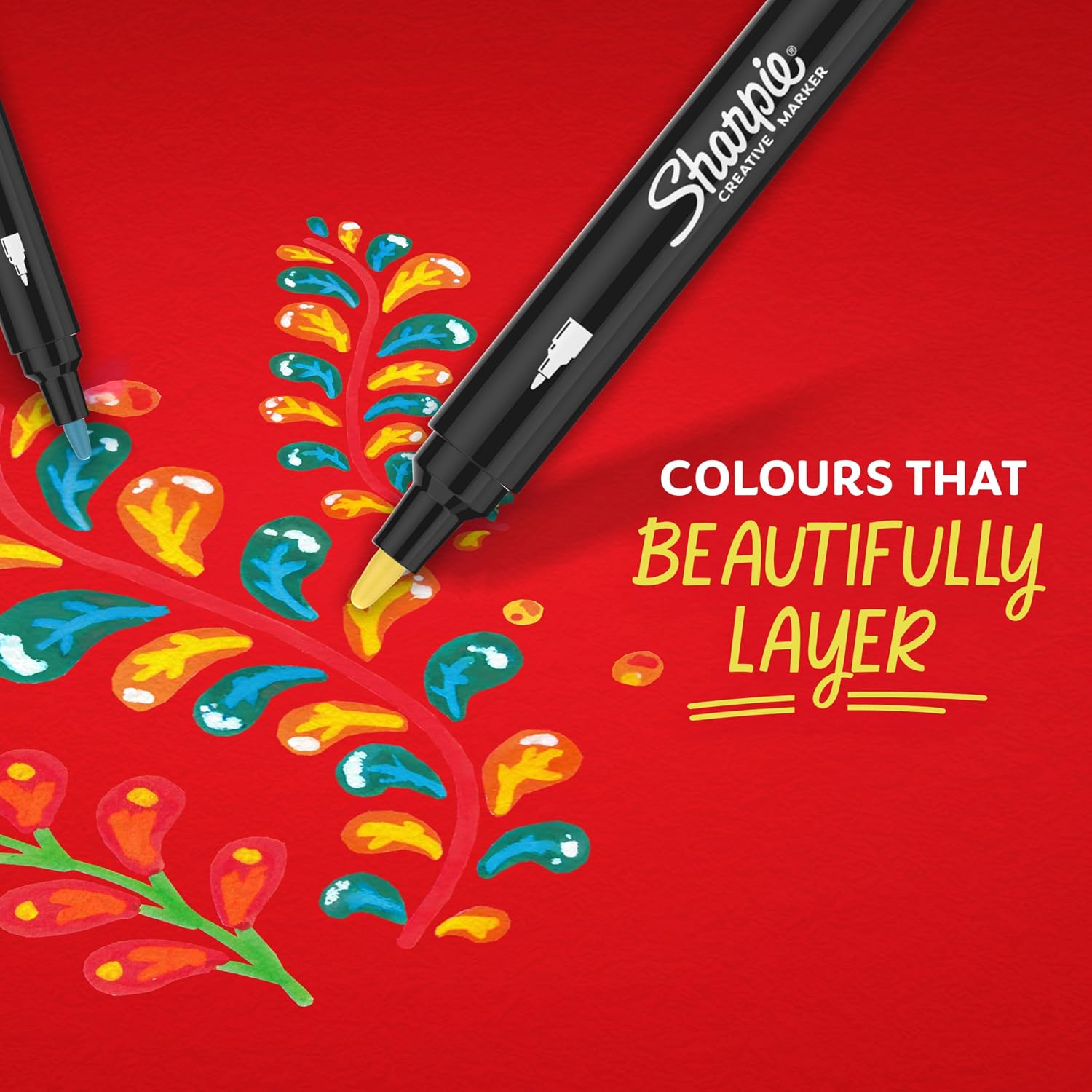 Thumbnail 6 de Sharpie Creative Marker Acrylic Paint Pens 12‑Count