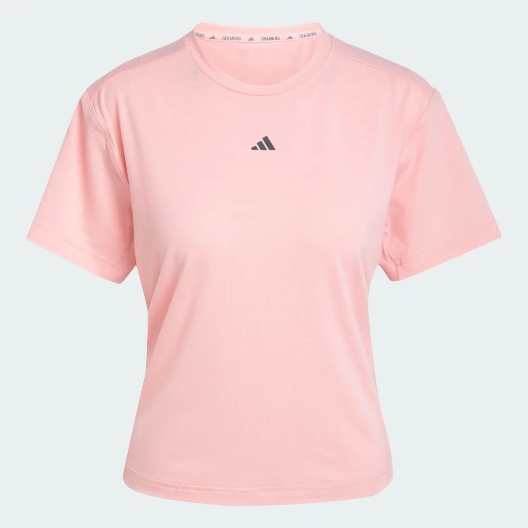 Thumbnail 3 de Camiseta PrimeLift Back-Cutout 3 bandas de Adidas – rosa