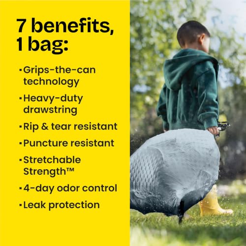 Thumbnail 5 de Glad ForceFlex Tall Kitchen Trash Bags, 13 Gallon, 140 Count — Fresh Clean Febreze
