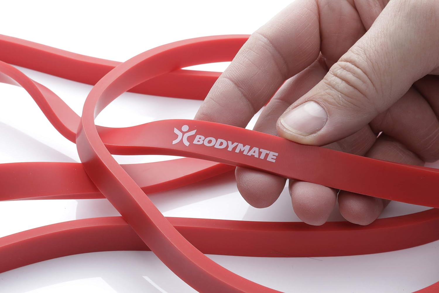Thumbnail 2 de BODYMATE Fascia Elastica in Lattice Naturale da 208 cm (resistenza 5–16 kg) per forza, coordinazione e flessibilità