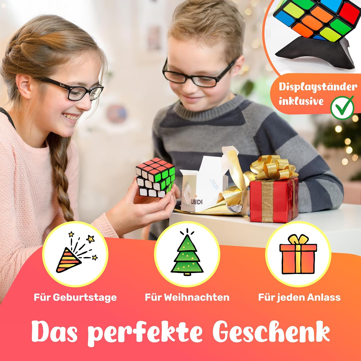 Thumbnail 4 de CUBIDI Original Zauberwürfel 3x3 Speed Cube