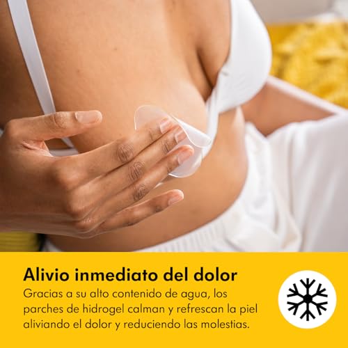 Detalle de Medela parches de hidrogel: alivio refrescante para pezones durante lactancia