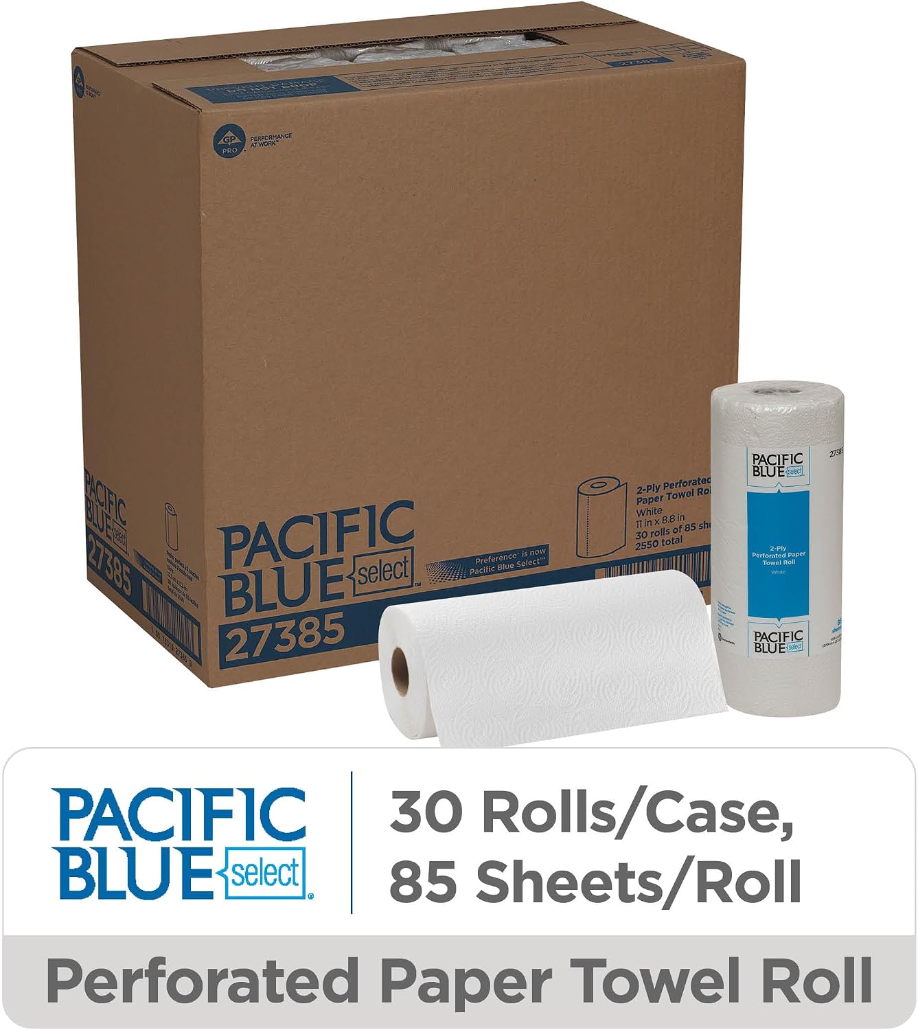 Detalle 2 de Georgia-Pacific Pacific Blue Select 2-Ply Paper Towels 30-rolls 🧻
