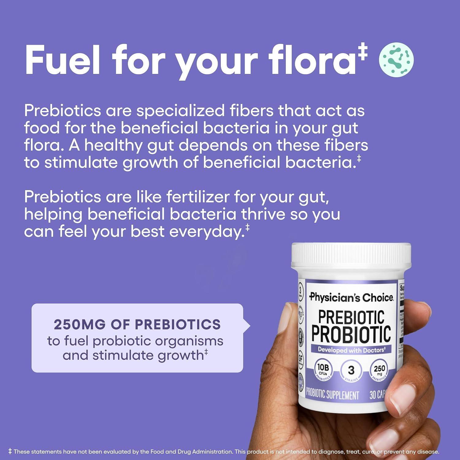 Detalle de Physician's CHOICE Probiotic Supplement with 10 Billion CFU