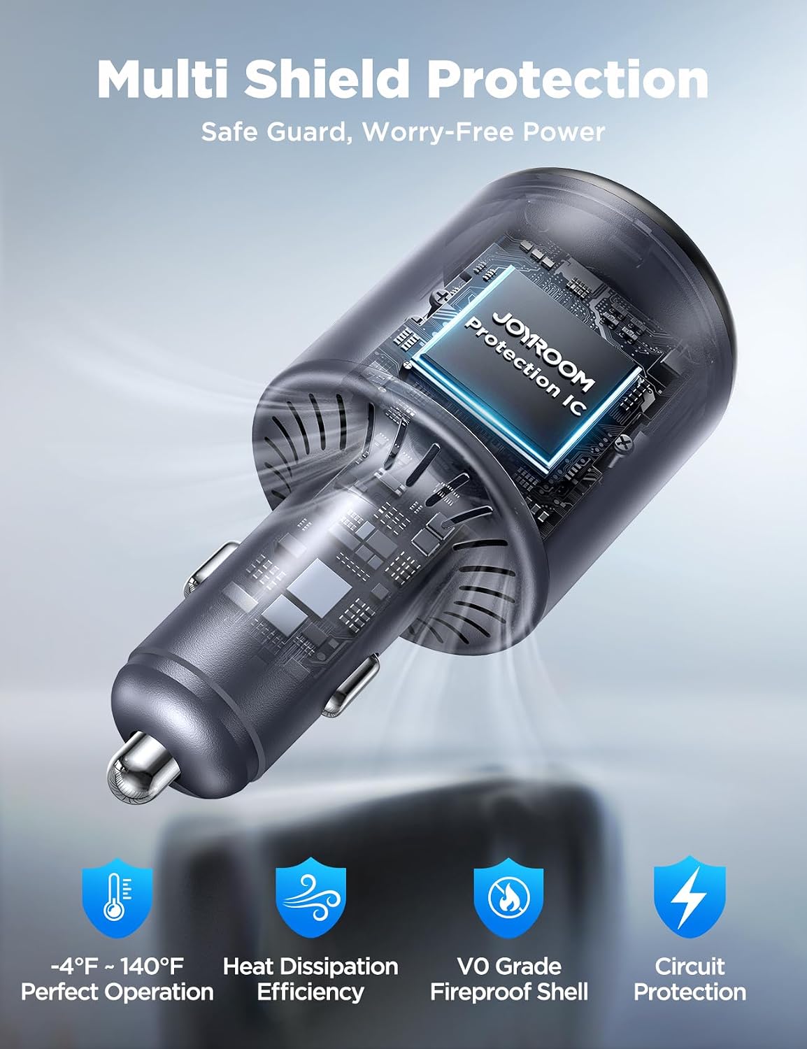 Detalle 1 de JOYROOM Car Adapter 30V