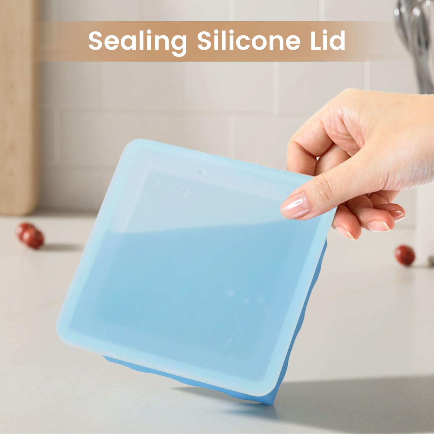 Thumbnail 3 de Silicone Soup Freezer Tray 4-Pack