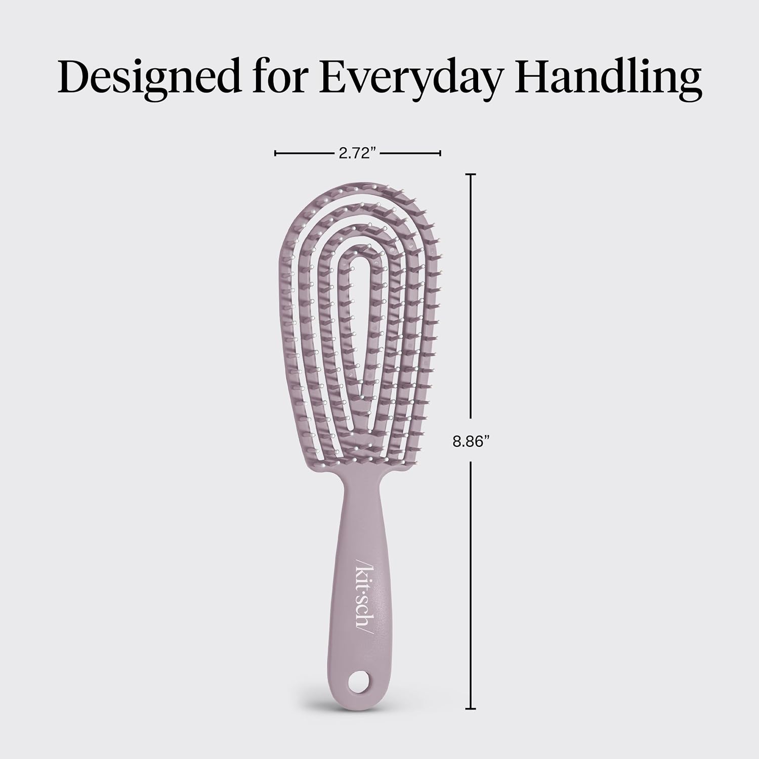 Detalle 2 de Kitsch Detangler Brush Flexible Frame for Curly Hair