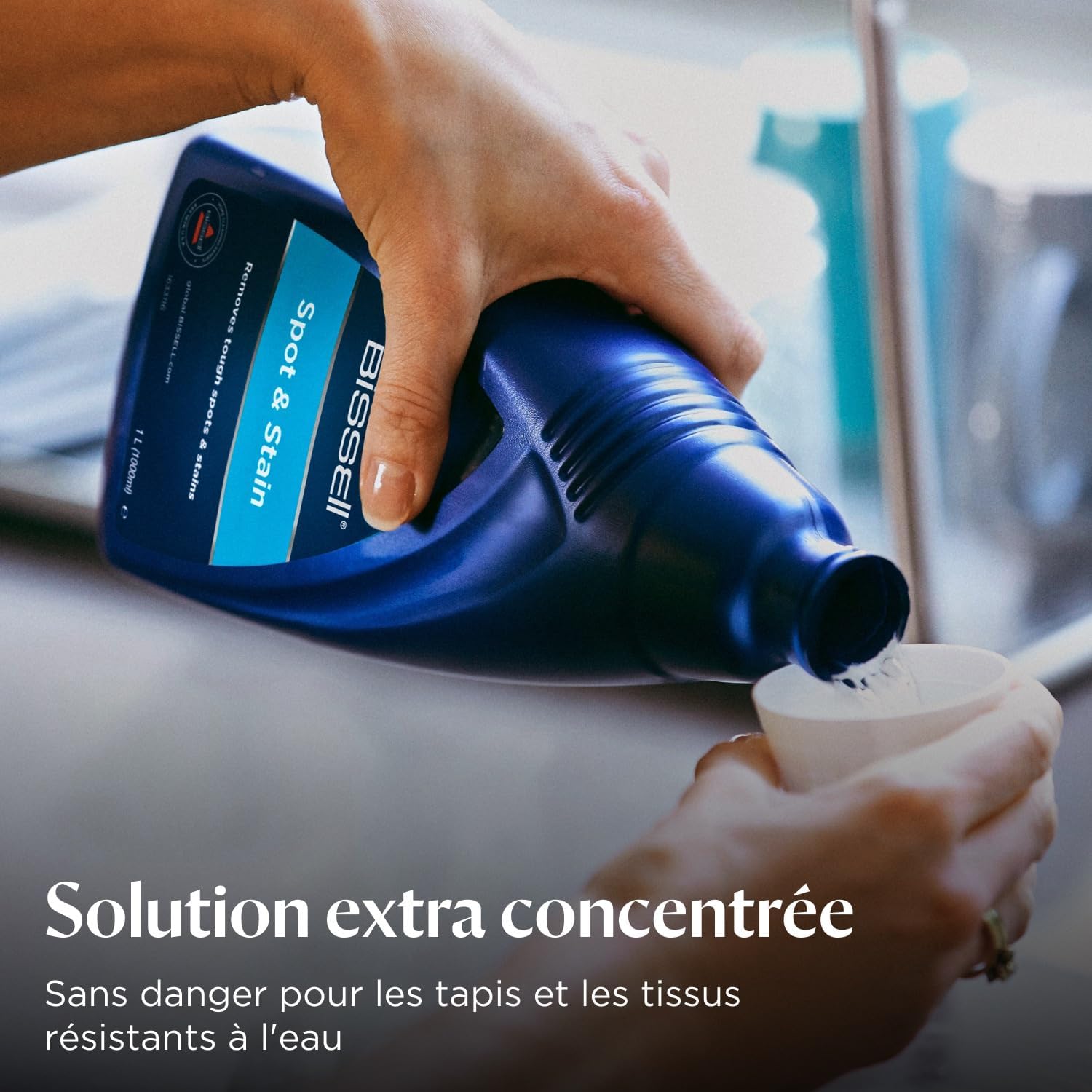 Detalle de BISSELL Formule Spot et Stain 1084N (1 L) – nettoyant concentré pour taches sur tissus, tapis et moquettes