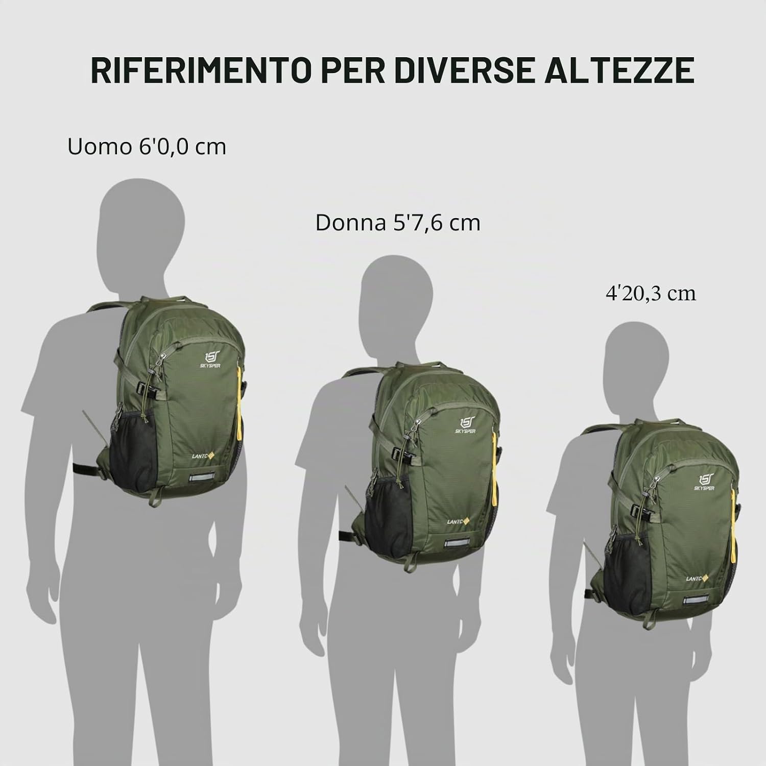 Thumbnail 6 de SKYSPER Zaino da Hiking 20L impermeabile per trekking ed escursioni