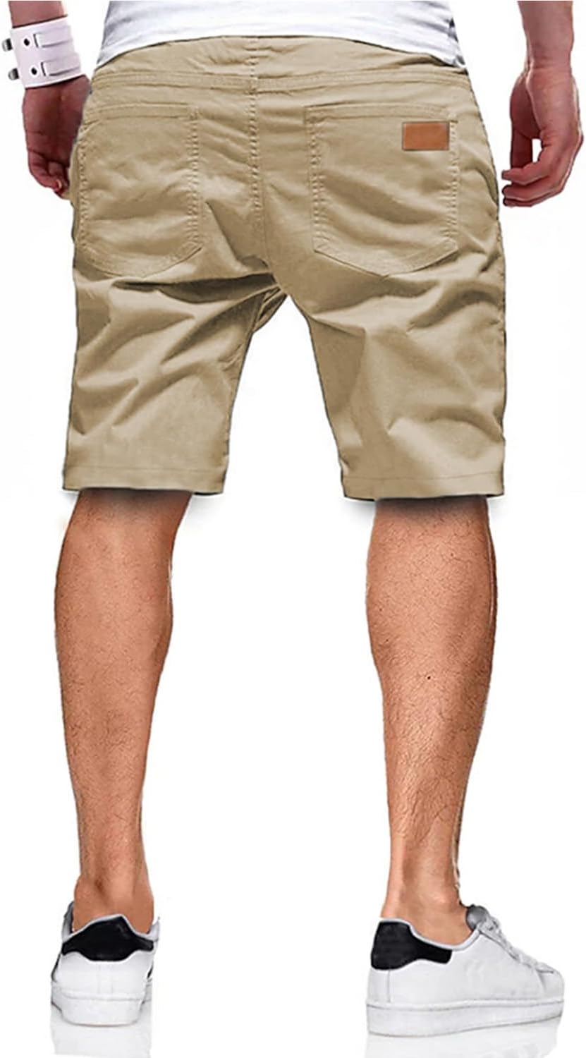 Thumbnail 1 de JMIERR Men's Casual Golf Shorts: Flexible Cotton-Blend Twill with Reinforced Pockets