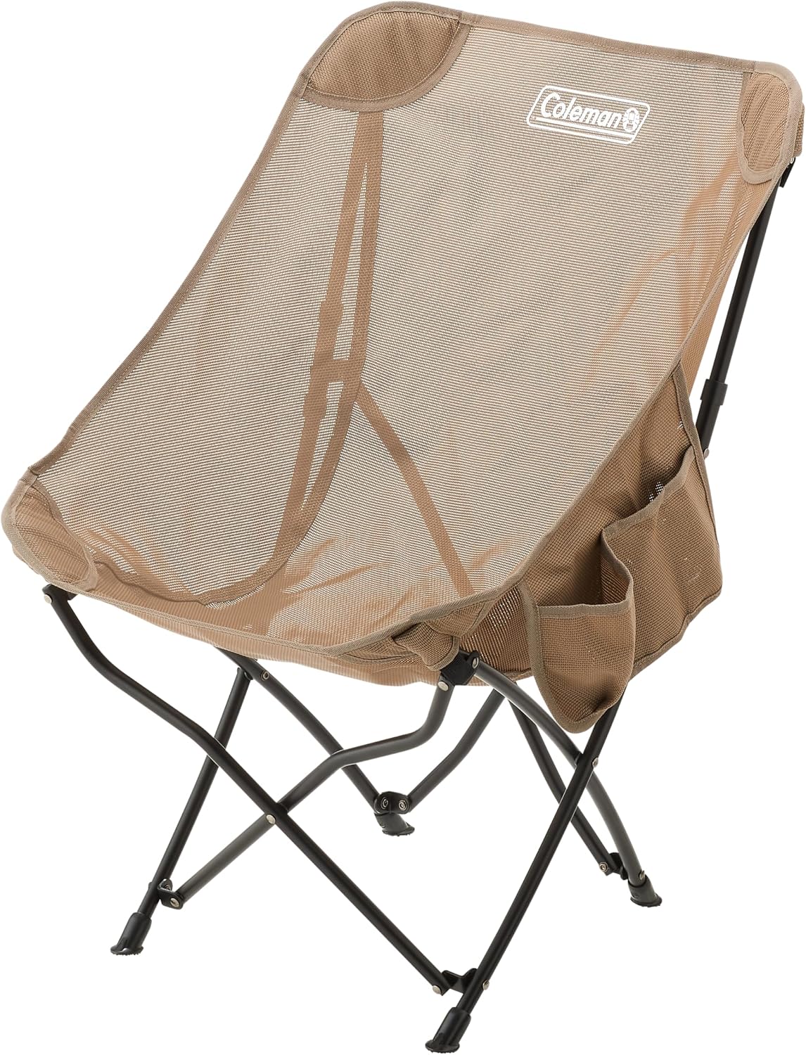 Detalle de Coleman ヒーリングチェアNXメッシュ 2206794 グレージュ 通気性メッシュ・折りたたみ収納