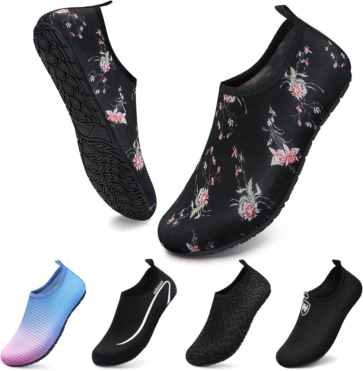 Detalle de Swim Water Shoes Aqua Socks Barefoot Water Shoes for Sea, Pool & Beach (Barefoot Style)