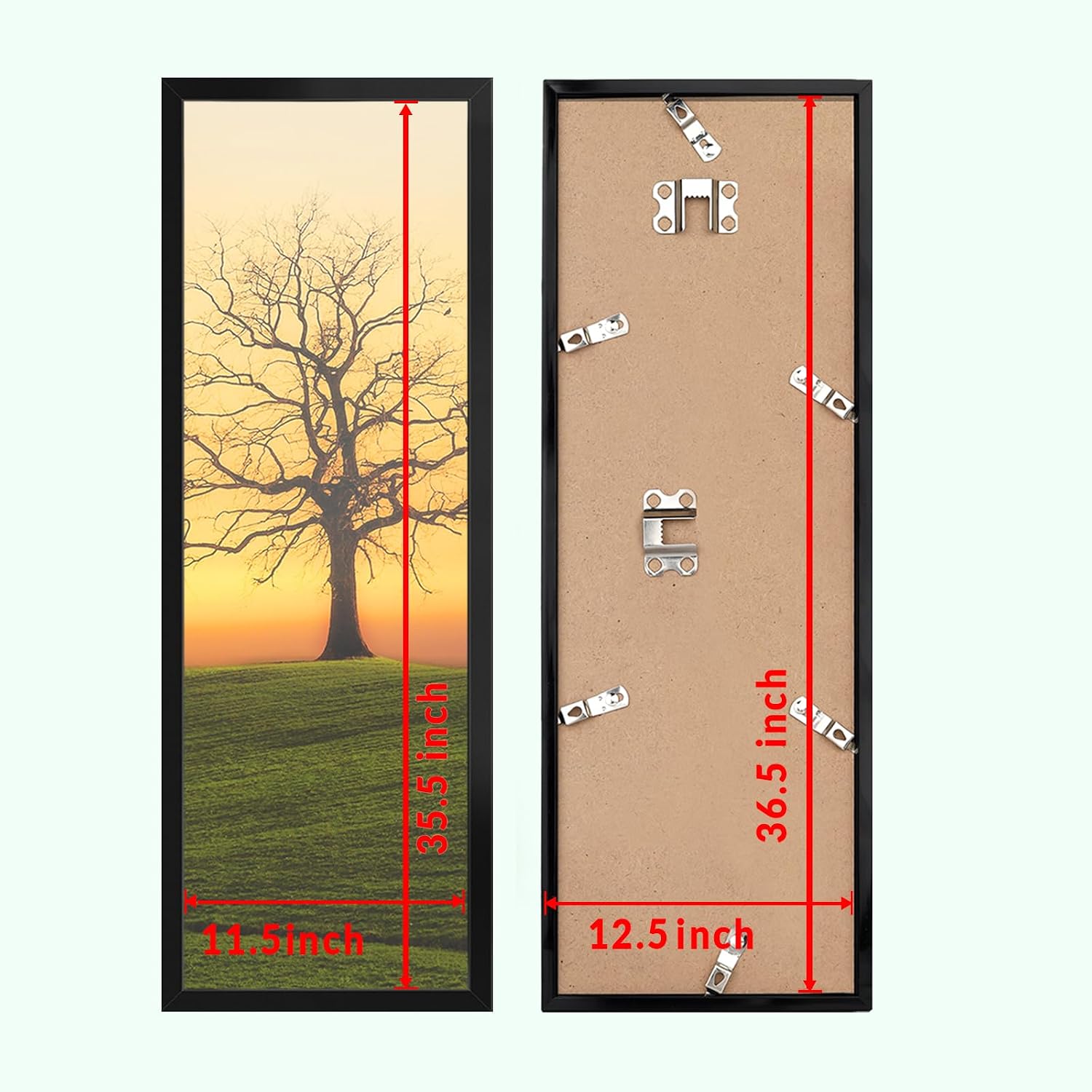 Detalle de Veleclo 12x36 Picture Frame Black 12x36