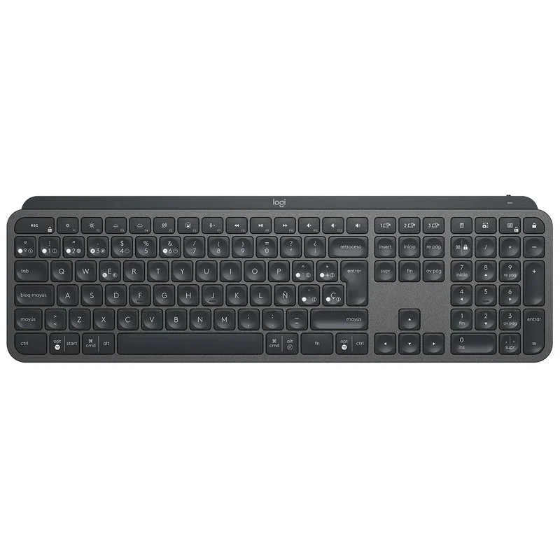Detalle de Logitech MX Keys For Business Teclado Inalámbrico Retroiluminado Gris