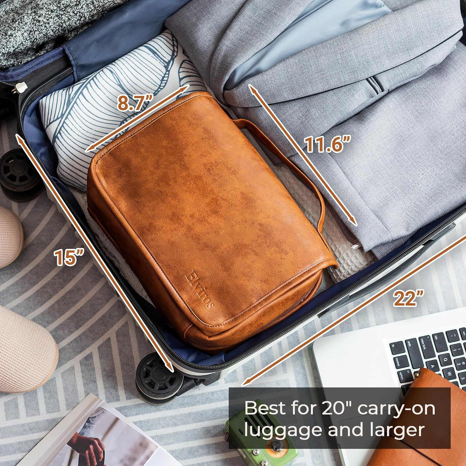 Thumbnail 6 de Elviros Hanging Toiletry Bag, 3-in-1