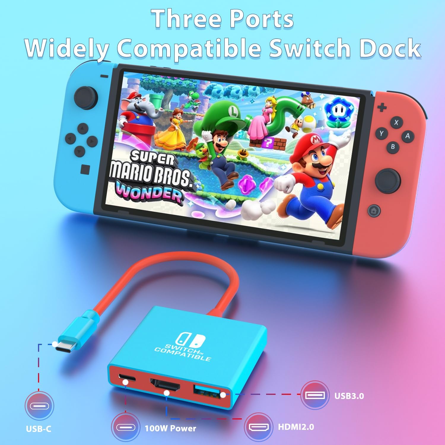 Thumbnail 4 de pdobq Switch Dock Portable TV Adapter 4K/60Hz