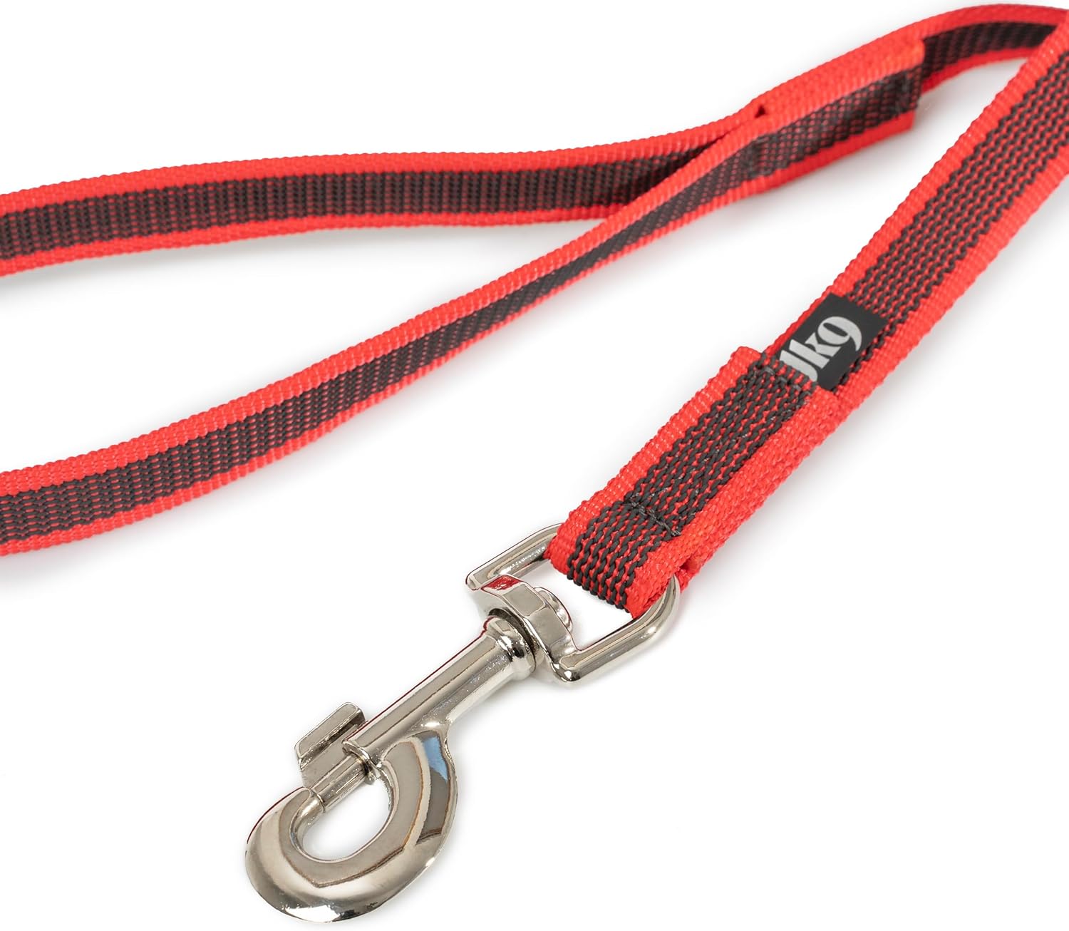 Detalle de JULIUS K-9 216GM-R-S3 Laisse anti-dérapante Color & Gray avec poignée, 20 mm x 3 m (Rouge-Gris)