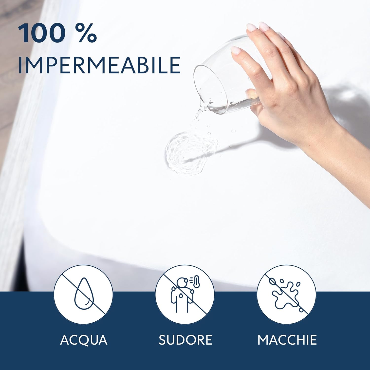 Thumbnail 1 de Dreamzie Coprimaterasso Matrimoniale impermeabile 160x200 cm