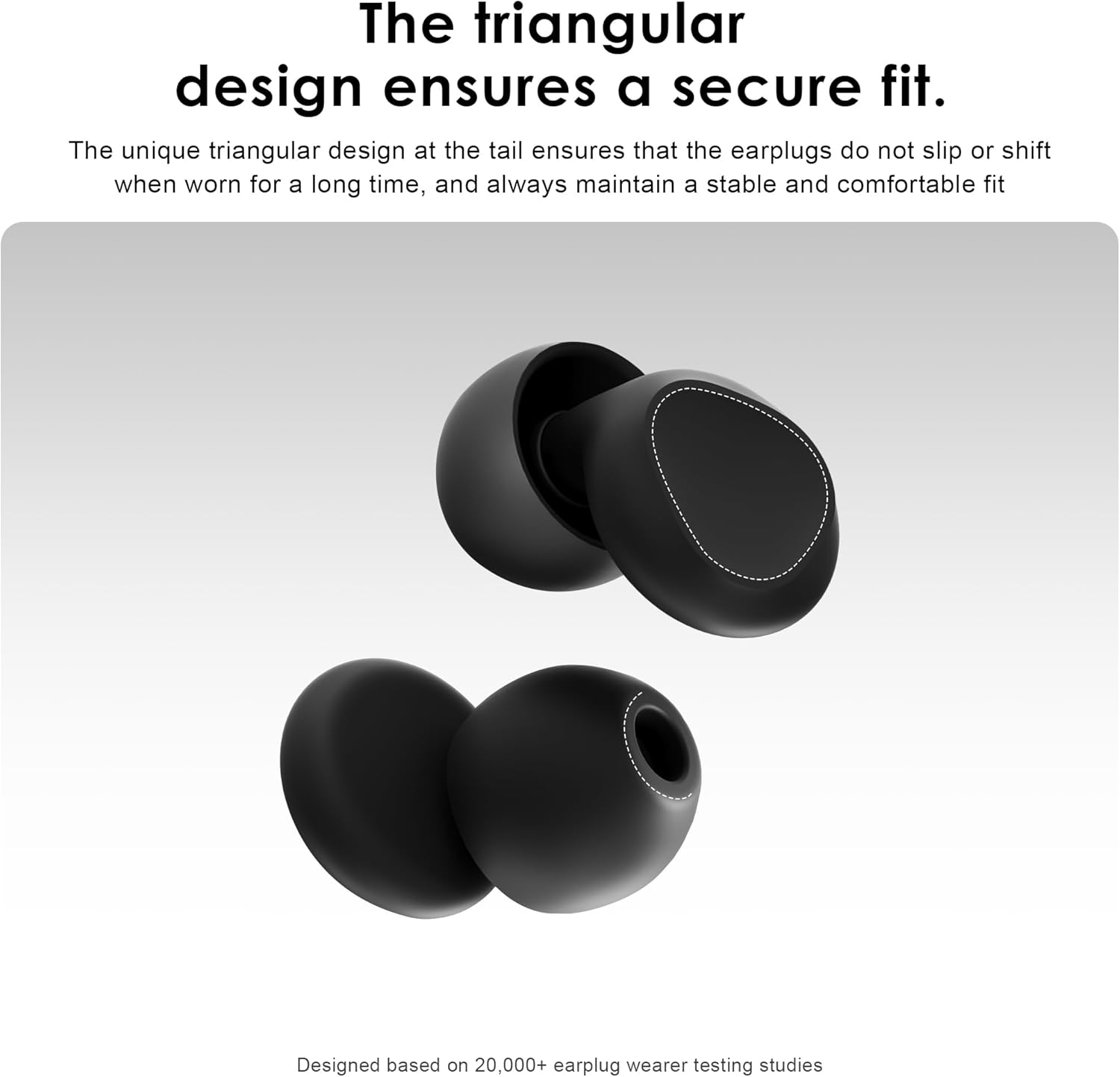 Thumbnail 2 de Sokzixx Ear Plugs for Sleep with SkinFit™ Technology and 35dB laboratory-grade isolation (4 sizes)