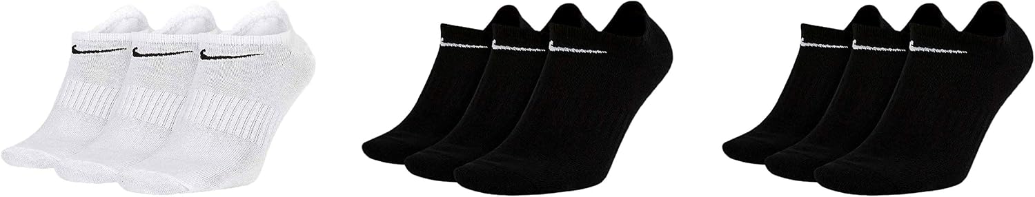 Detalle 2 de Nike SX7673-964 U NK Everyday Cush NS 3PR Socks | Low Cut, Dri-FIT, Unisex