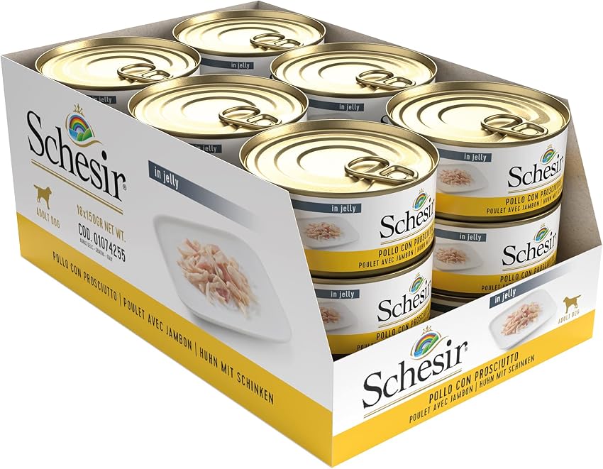 Detalle de Schesir Comida húmeda para perros 2,7 kg