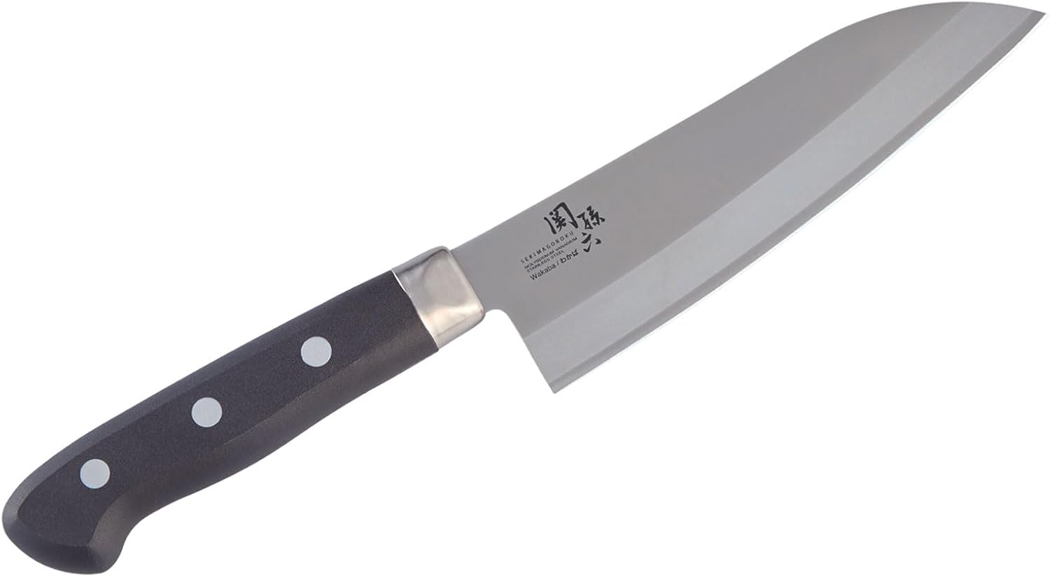 Detalle de KAI 関孫六 わかば 173932 三徳包丁 150mm 極薄刃・ショットブラスト加工
